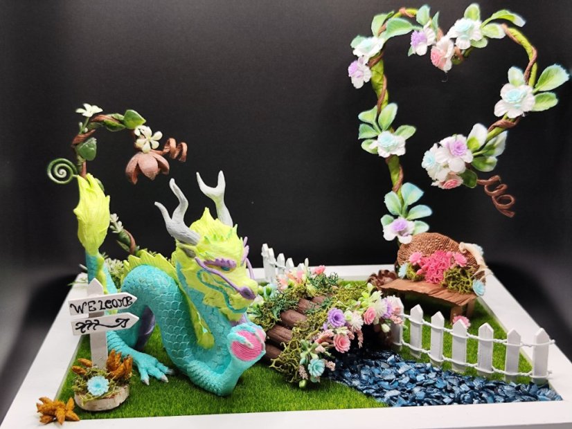 Diorama čarovnej záhrady