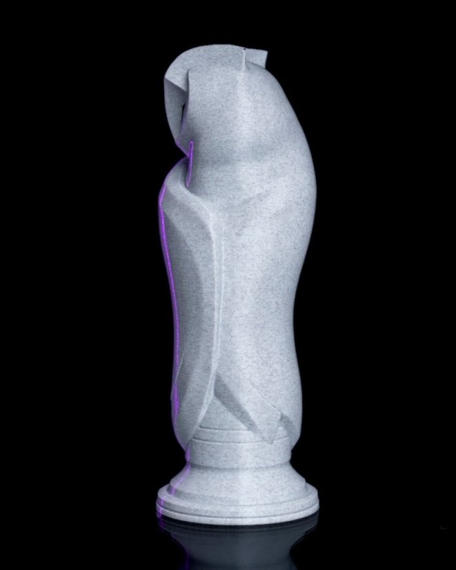 Minimalisticka sova - mramor