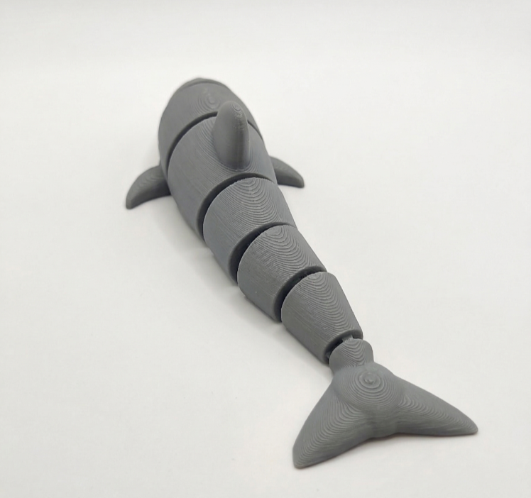 Pohyblivý delfín - šedý