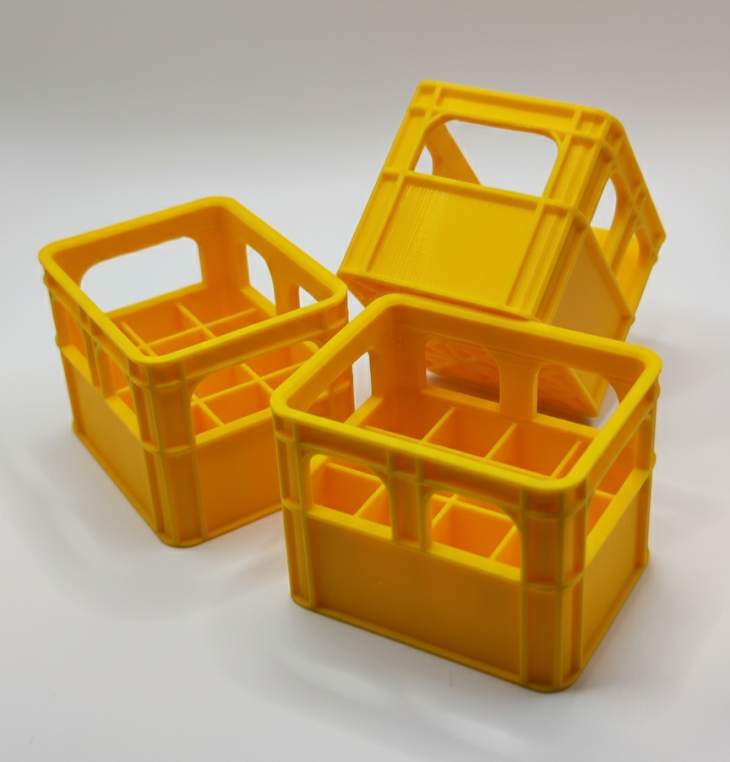 AA battery organiser - yellow