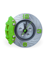 Hodiny - Brzdový kotouč (Zelená)