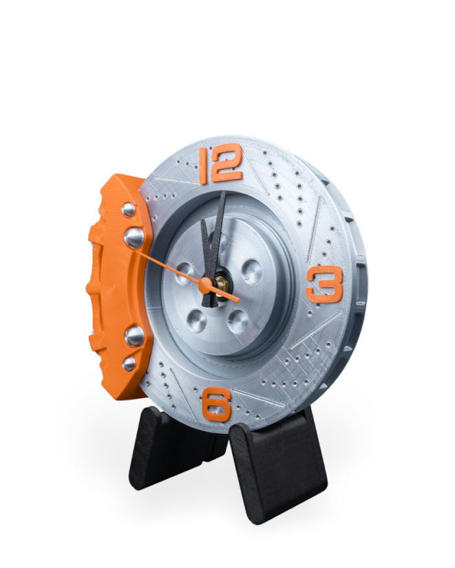 Hodiny - Brzdový kotouč (Oranžová)