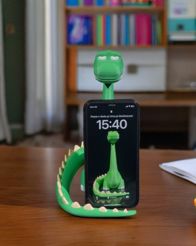 Držiak na telefón v tvare dinosaura