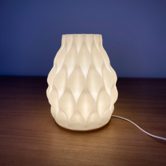 RGB LED Lampička - Riva (krémová bílá)