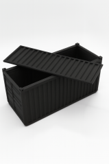 Organizér - Čierný lodní kontajner