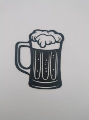 Nástěnná Dekorace (Wall Art) – "Pivní Půllitr"