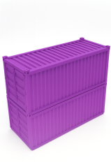 Organizér - Fialový lodní kontajner