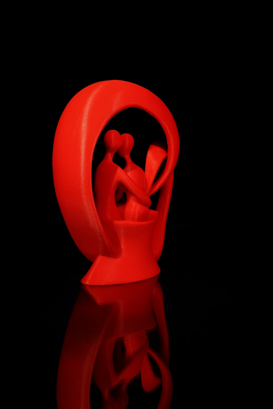 Zamilované sousoší - Červená