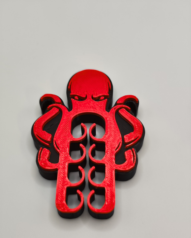 Bag clip - Red Cthulhu