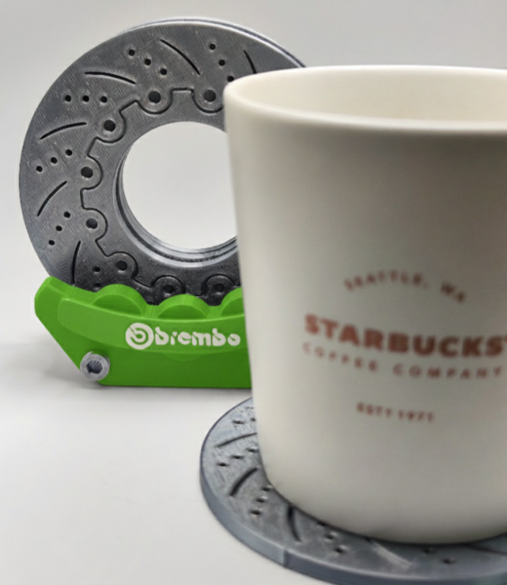 Podtácky - zelené brzdy