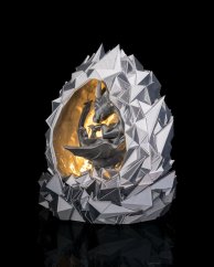 Stolná Lampa "Dračie Vajce - Ironscale" 🐉