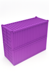 Organizér - Fialový lodní kontajner