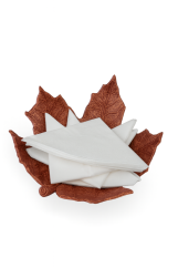 Miska javorový list - Metalická bronz