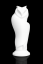 Minimalisticka sova - biela - Veľkosť: Maxi