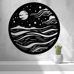 Nástěnná Dekorace (Wall Art) – "Noční Vesmír"