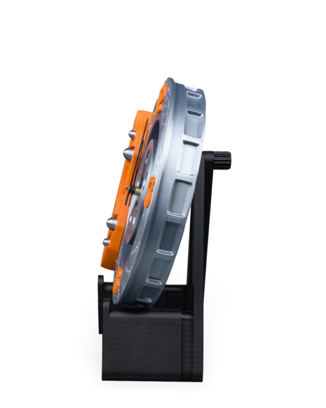 Hodiny - Brzdový kotouč (Oranžová)