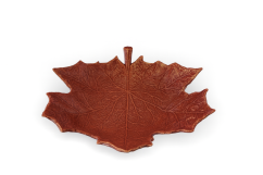 Miska javorový list - Metalická bronz