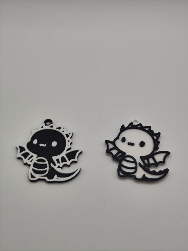 animal keyring - various types - Druh: Dráčik