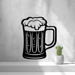 Nástenná Dekorácia (Wall Art) – "Pivný Krígeľ"