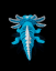 Velký pohyblivý axolotl - Blue Ice Pop