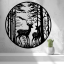 Nástěnná Dekorace (Wall Art) – "Jeleni v Lese"