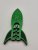Bag clip - Green rocket