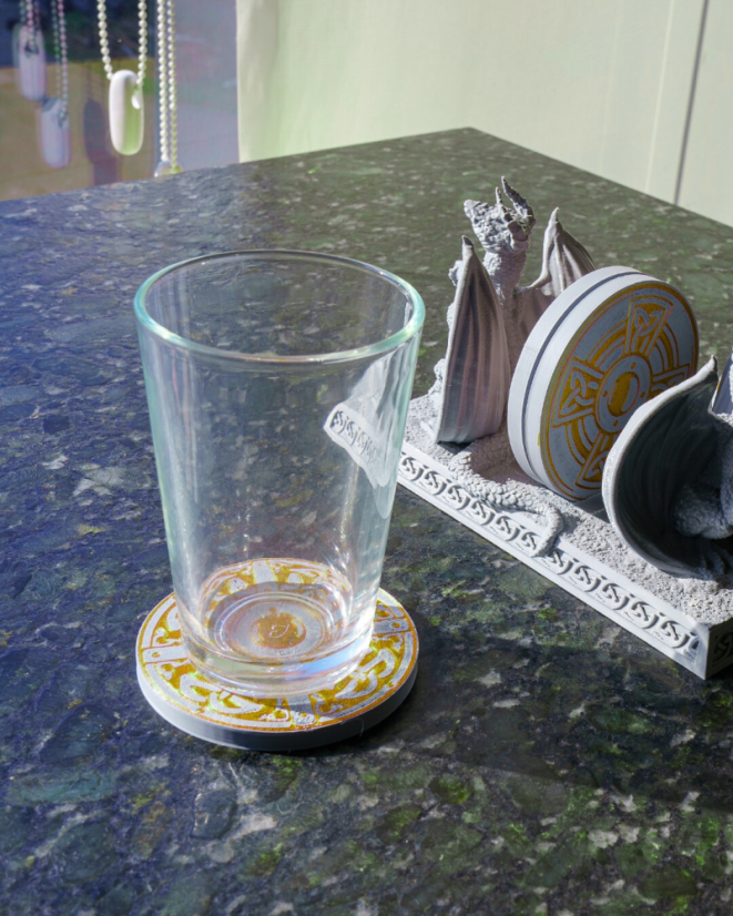 Dračí podtácky - Mosaz