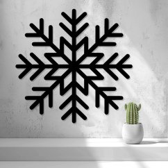Nástenná Dekorácia (Wall Art) – "Zimná Vločka"