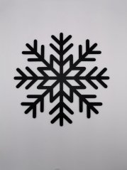 Nástěnná Dekorace (Wall Art) – "Zimní Vločka"