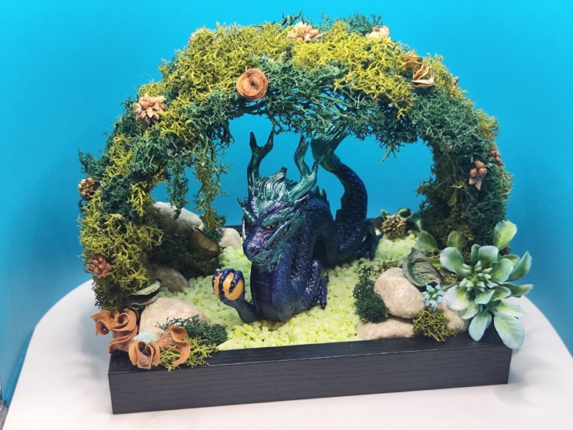 Diorama Magický čínsky drak