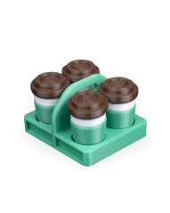 Sada Magnetek (4 ks) – "Mini Coffee to Go s Držákem"