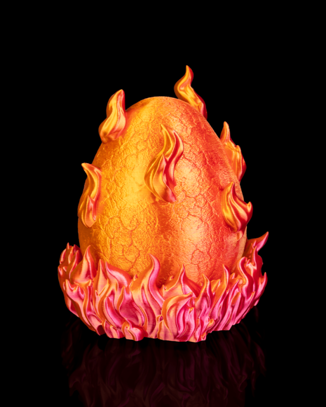 Stolná Lampa "Dračie Vajce - Flameborn"