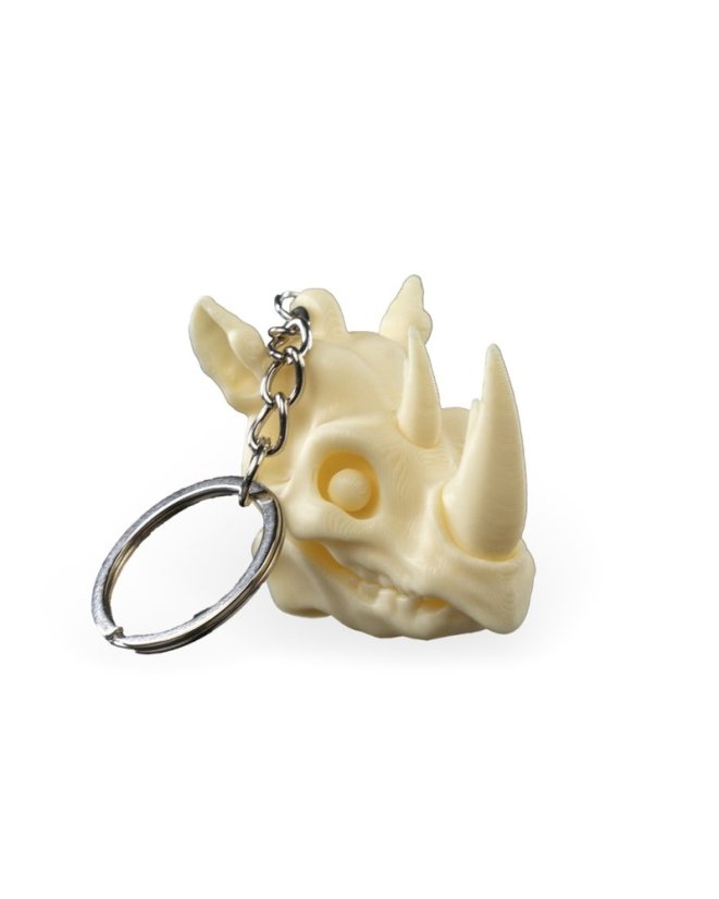 Breloc schelet animal - Rinocer