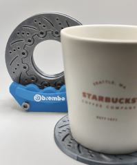 Podtácky - modré brzdy