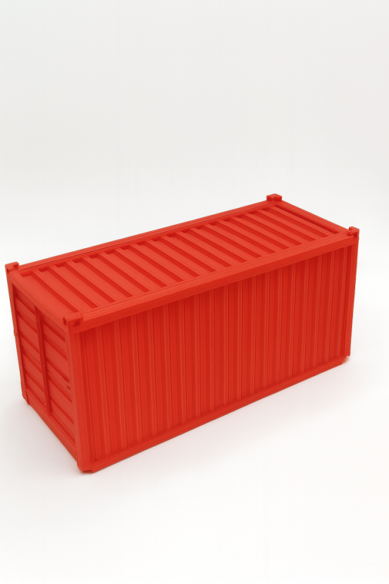 Organizér - Červený lodní kontajner - Veľkosť: Mini