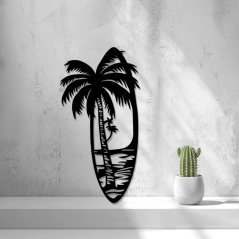 Nástěnná Dekorace (Wall Art) – "Surfovací Prkno"