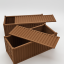 Organizér - Hnědý lodní kontejner