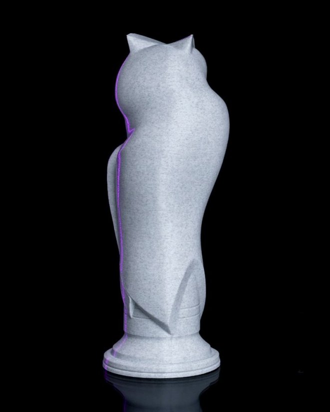 Minimalisticka sova - mramor