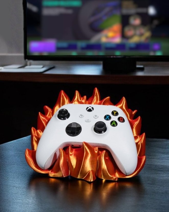 Ohnivý držák na gamepaf