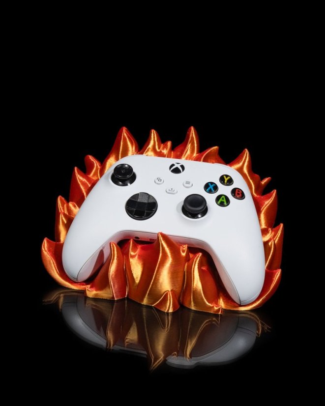 Ohnivý držák na gamepad - Xbox