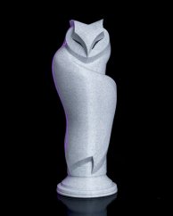 Minimalisticka sova - mramor