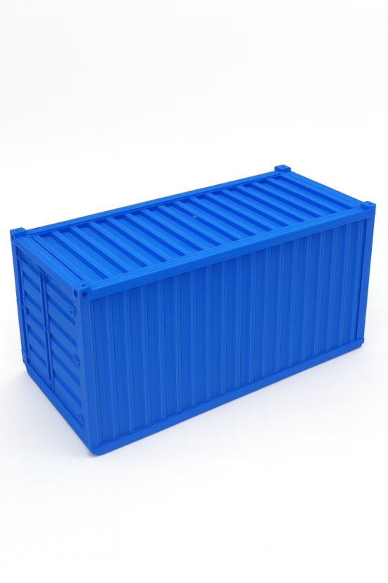 Organizér - Tmavě modrý lodní kontejner - Velikost: Standart