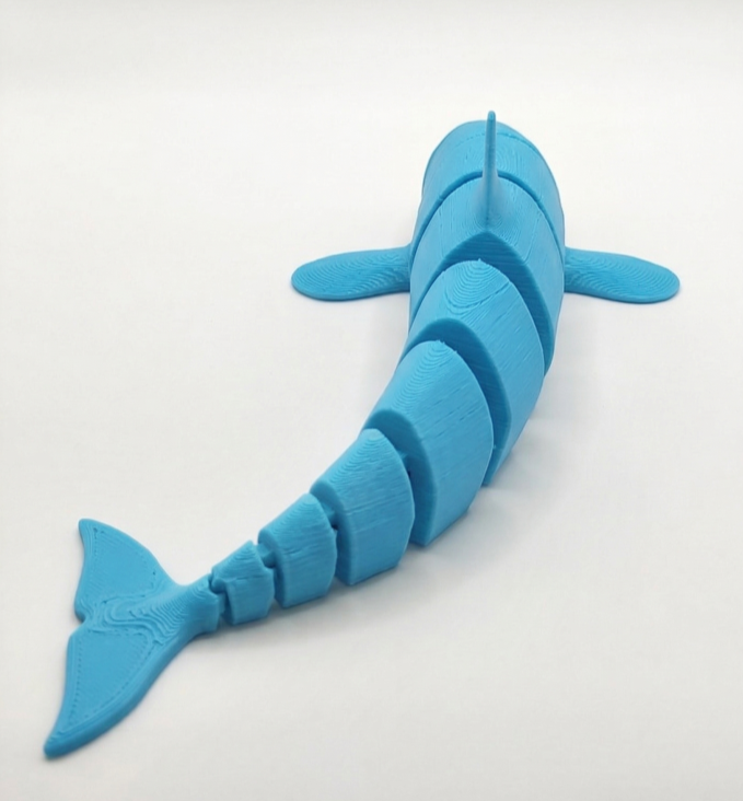 Pohyblivá kosatka - modrá - Velikost: Mini