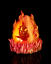 Stolná Lampa "Dračie Vajce - Flameborn"