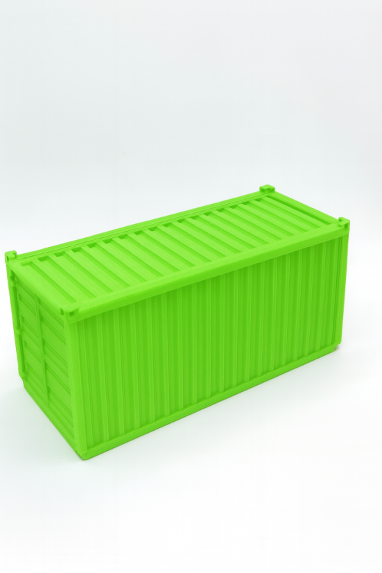 Organizér - Svetlozelený lodní kontajner - Veľkosť: Standart