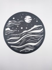 Nástěnná Dekorace (Wall Art) – "Noční Vesmír"
