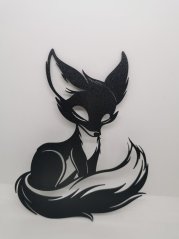 Nástěnná Dekorace (Wall Art) – "Pohádková Liška"