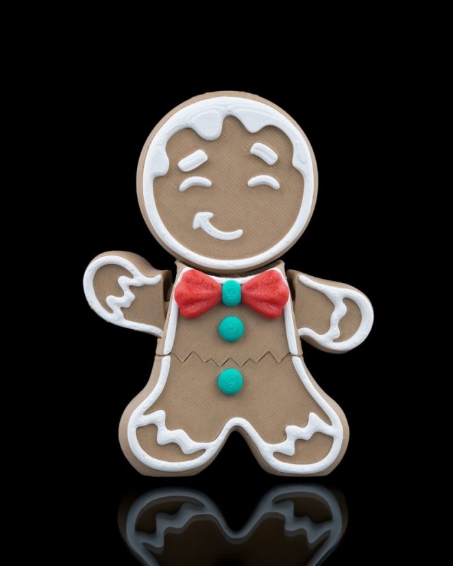Mozgatható mézeskalács figura - Veľkosť: Mini