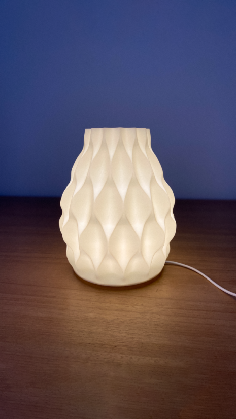 RGB LED Lampička - Riva (krémová biela)