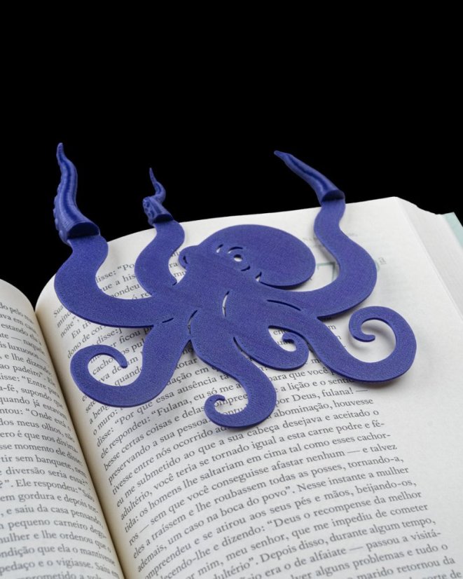 Záložka do knihy – Chápadlá z hlbín (Kraken)